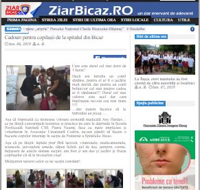 Cadouri pentru copilașii de la spitalul din Bicaz